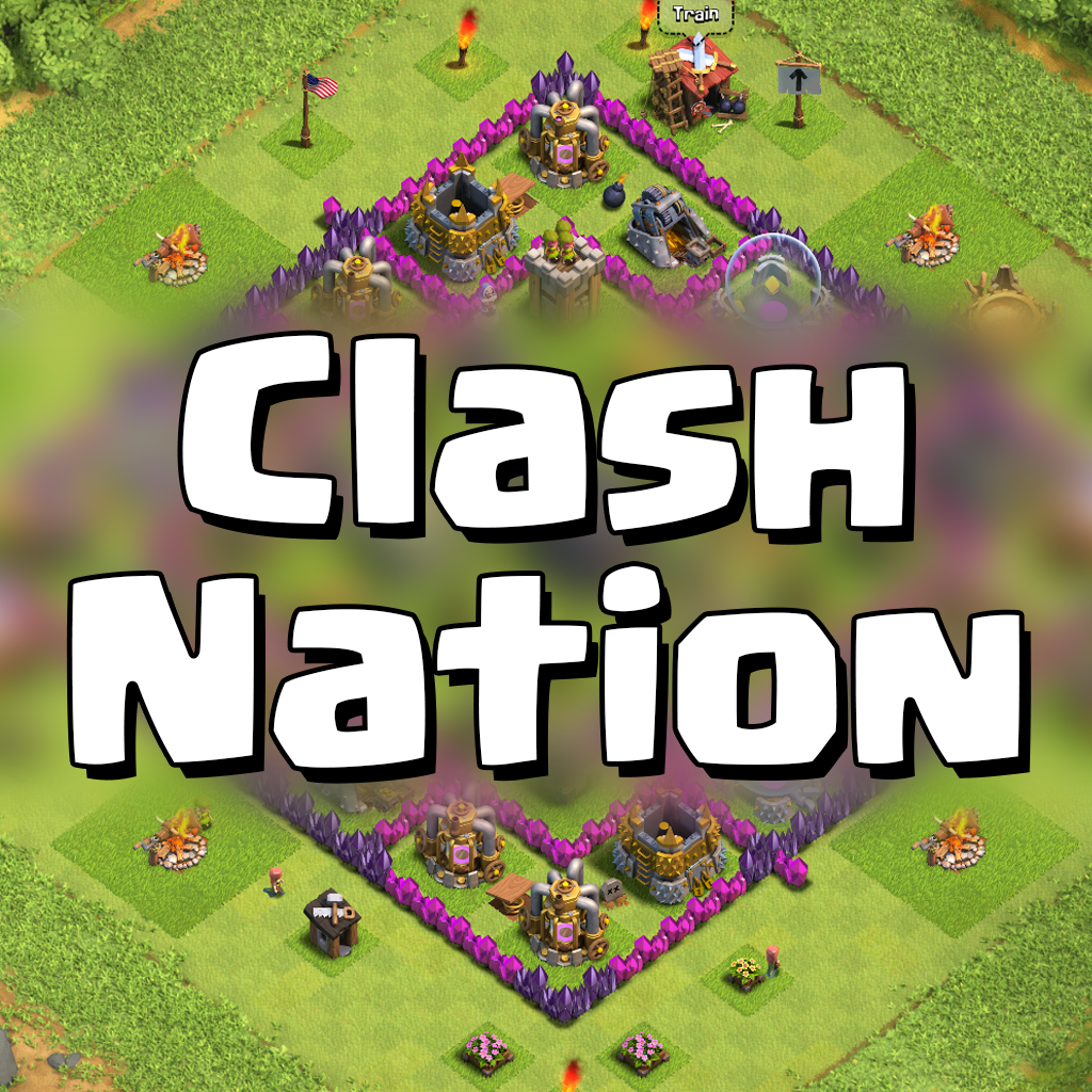 Clash Nation - Community for Clash of Clans! Wiki, Builder, Tips & More App Icon