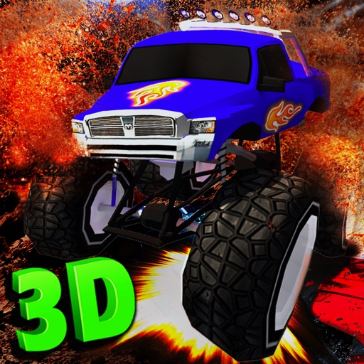 Monster Truck Stunt parking 3D - Real 4x4 total destruction road rage game iOS App