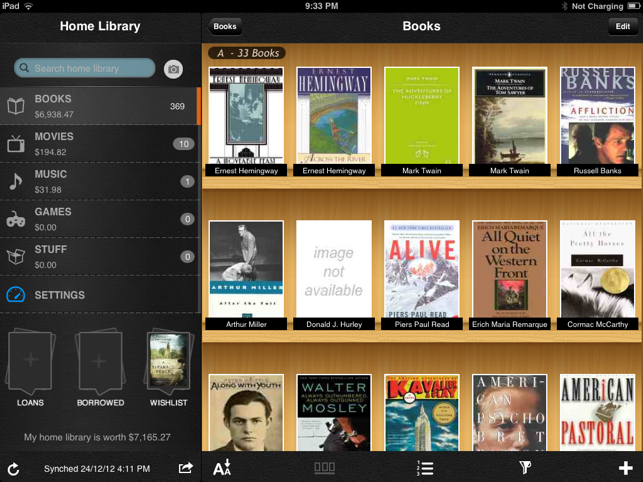 Home Library for iPad