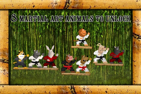 Animals Kung Fu Jump in the Enchanted Forest - Free Edition screenshot 2