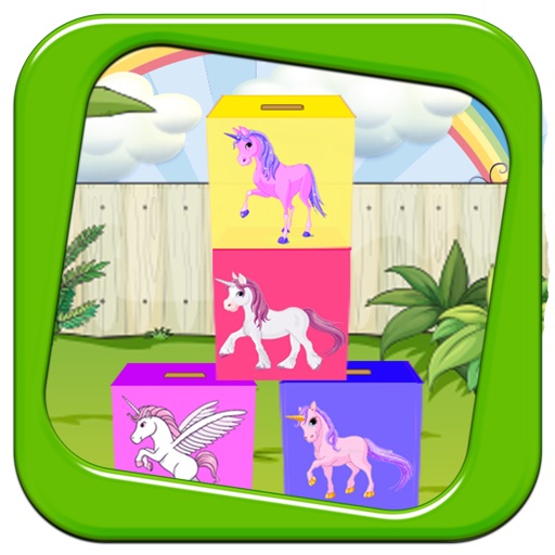 A Pink Unicorn Kingdom FREE - Build your Beautiful Tower icon
