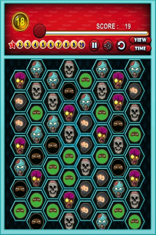 Ninja vs Zombie Stack Attack Puzzle Game screenshot 3