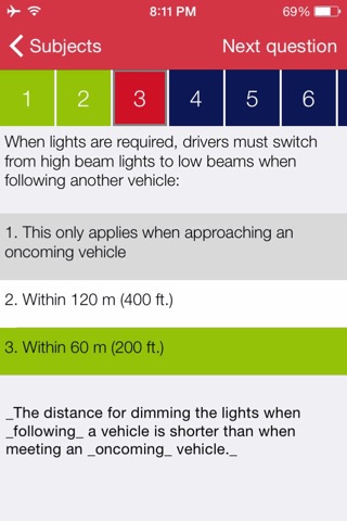 Laws and Rules of the Road Practice Test - Canada DMW Driver Test screenshot 4