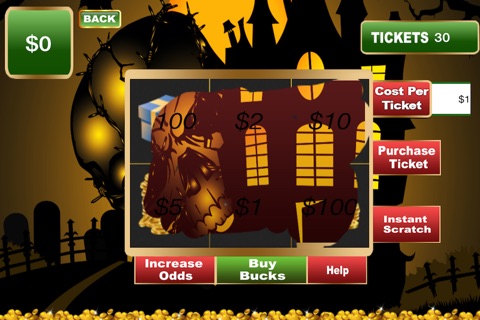 Zombie Brain Scratchers - Instant Scratch and Win Lotto Tickets screenshot 4