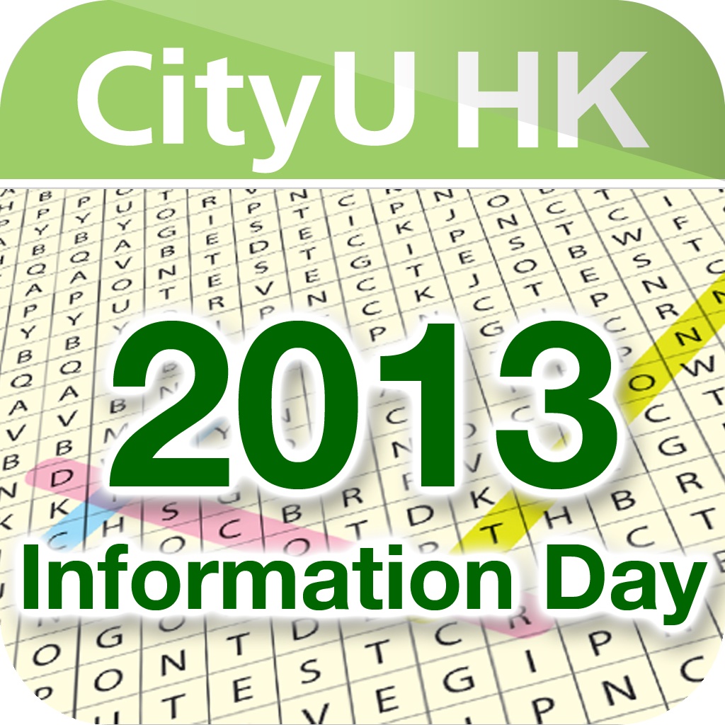 City University of Hong Kong Information Day 2013 icon