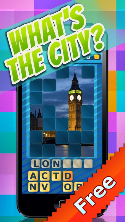 Guess the City Puzzle Icon Quiz – 1 Picture 1 Word Game for Kids FREE