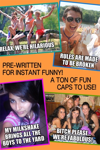 Taking Selfies With Friends - Add Funny Captions and Create Viral Meme Pictures to Share from any Party or Selfie Photo screenshot 2