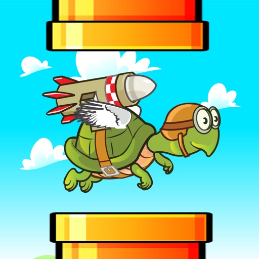 Jetpack Flappy Turtle Icon