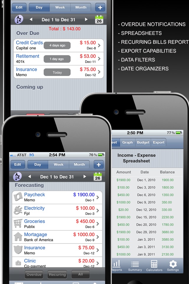 Budget Planner & Web Sync (income and expense balance calendar) screenshot 4