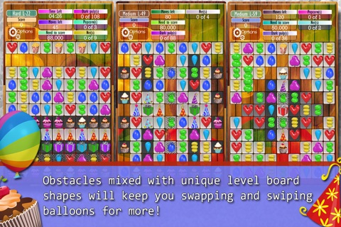 Balloon Drops - Match three puzzle screenshot 3