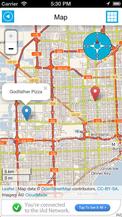 Florida offline map, guide & hotels (FREE edition)