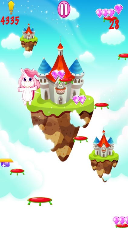 Power Pony Jewel Jump - Cute Pegasus Collecting Adventure screenshot-3