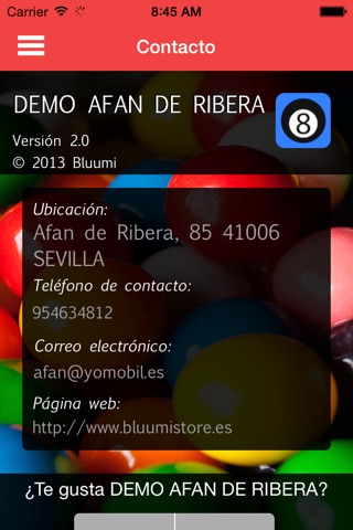 Demo Afan De Rivera screenshot 3