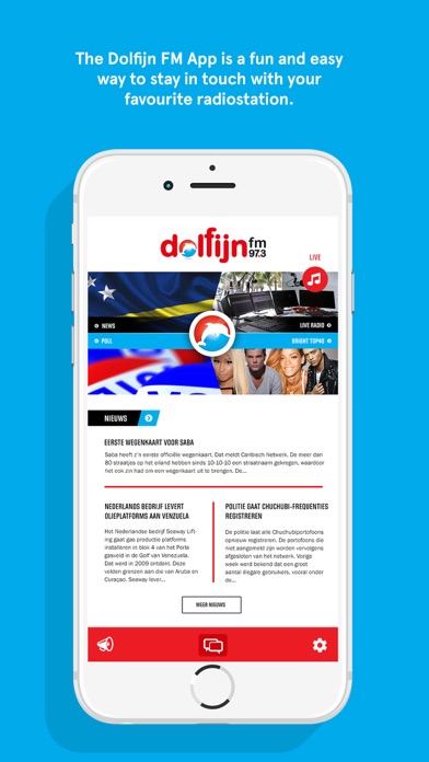 Screenshot #1 pour Dolfijn FM Curaçao