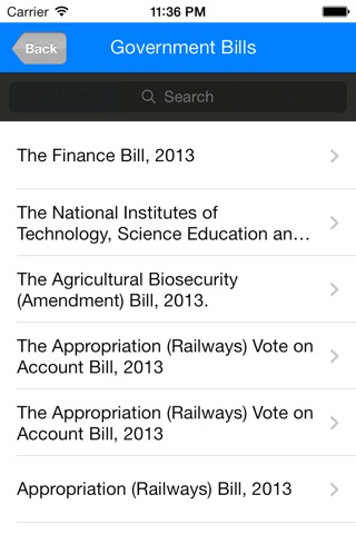 Government Bills screenshot 3