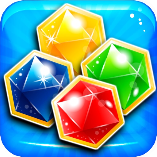 Mania Jewel's Match-3 - diamond game and kids digger's quest hd free iOS App