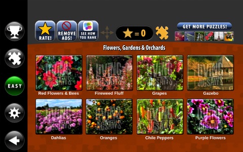 Flowers, Gardens & Orchards Living Jigsaws & Puzzle Stretch screenshot 2