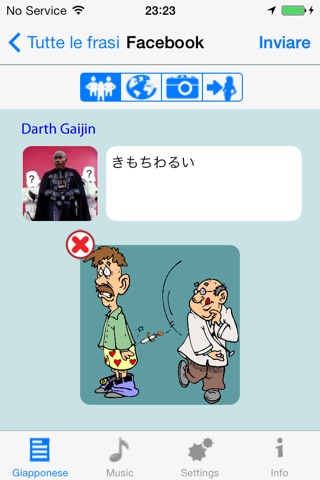 Giapponese - Talking Italian to Japanese Phrase Book - JEsprime screenshot 2