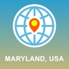 Maryland, USA Map - Offline Map, POI, GPS, Directions