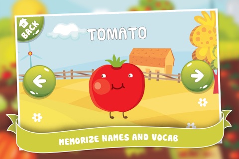 Learn Veggies - Set of Educational Games for Preschool Kids by ABC Baby screenshot 2
