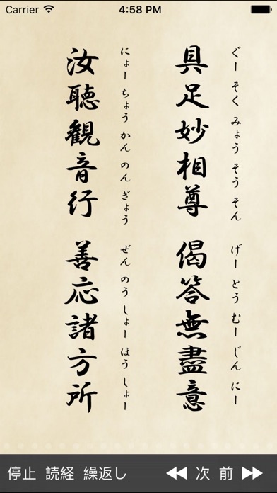 読む、聴く「観音経」 screenshot1