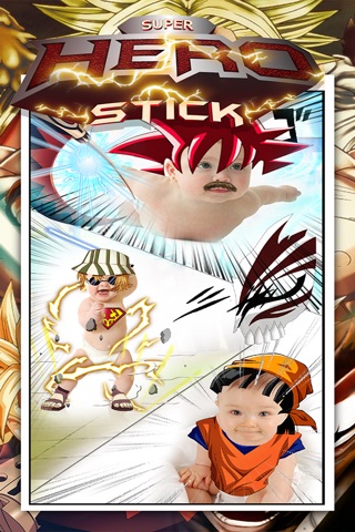 Anime & Manga All Super Star Hero Stick Photo Dress Camera screenshot 2