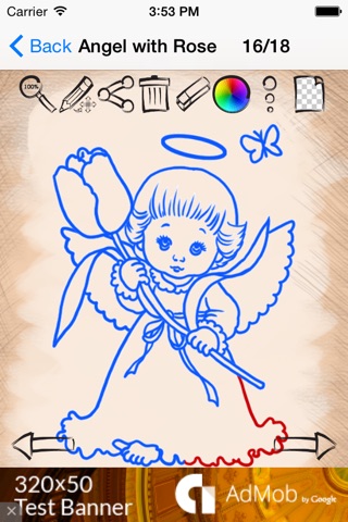 Drawing Ideas Tiny Angel Kids screenshot 3
