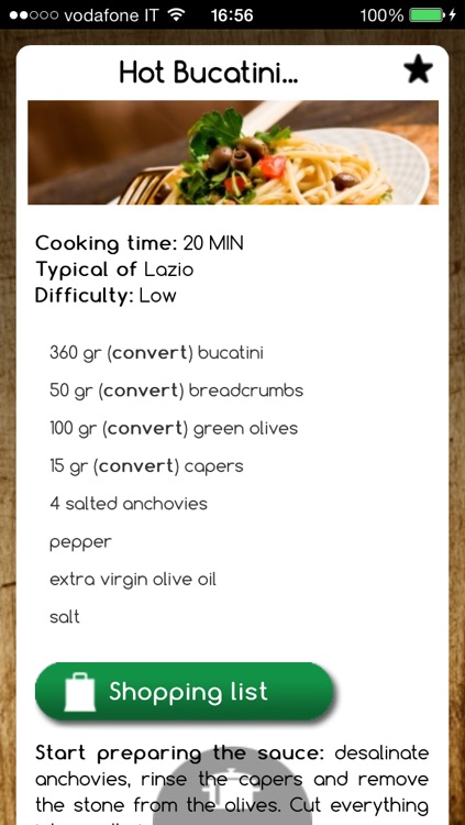 Italian Recipes from Italy, the Best App for Italian Food, to became a real Master Chef