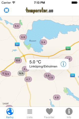 Temperatur screenshot 3