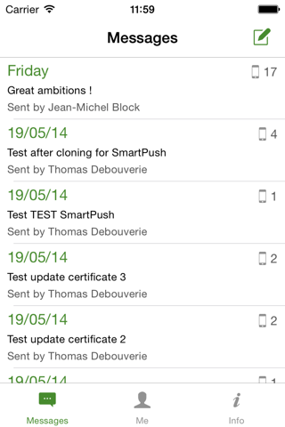 Cloud2be SmartPush screenshot 2