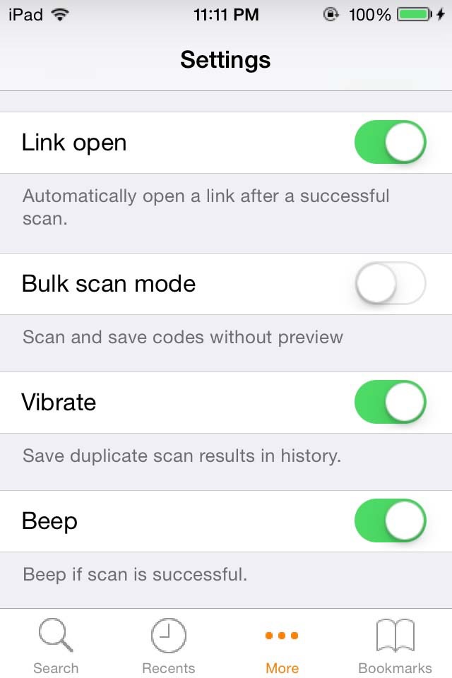 Simple Scan - QR Code Reader and Barcode Scanner App Free screenshot 2