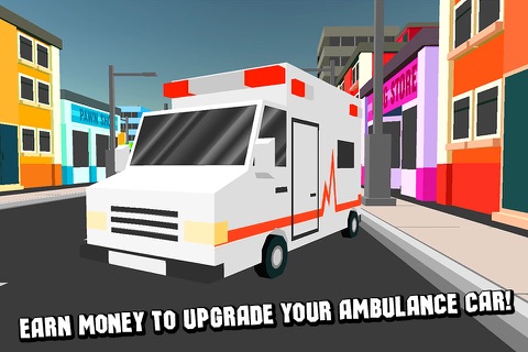 Cube Emergency Simulator: Ambulance Driver screenshot 3