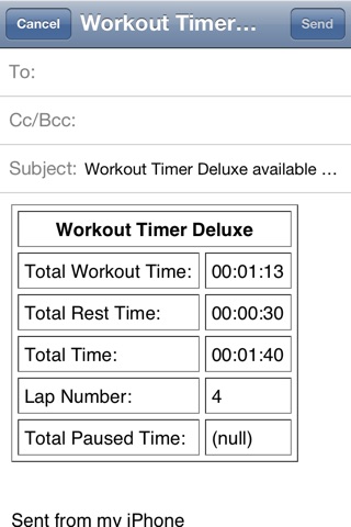 Workout Timer Deluxe screenshot 3