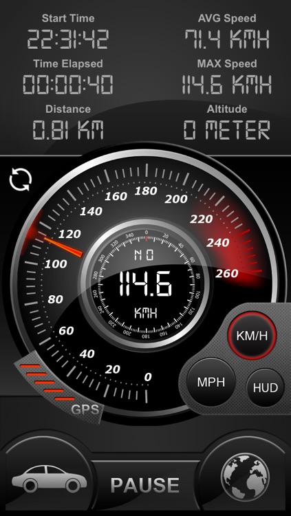 Speedo GPS Speed Tracker, Car Speedometer, Cycle Computer, Trip Computer, Route Tracking, HUD
