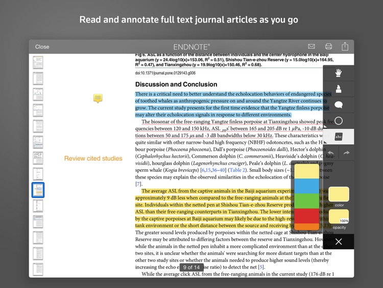 EndNote for iPad