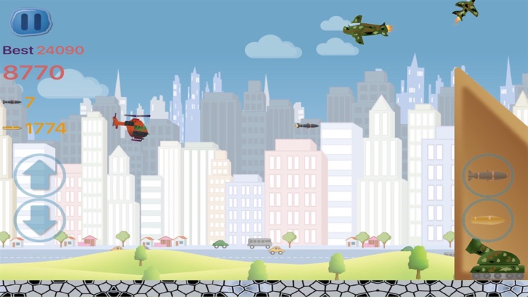 Crazy Helicopter - City War screenshot-3