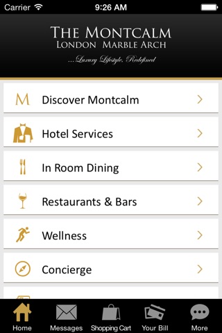 The Montcalm London Marble Arch Mobile Valet screenshot 2