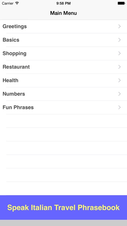 Speak Italian Travel Phrasebook Lite