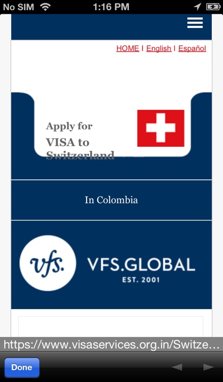 VFS Global – Switzerland Visa screenshot-3