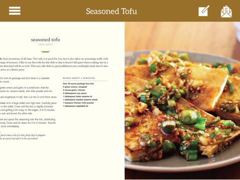 Korean Cooking Recipes for iPad screenshot 2