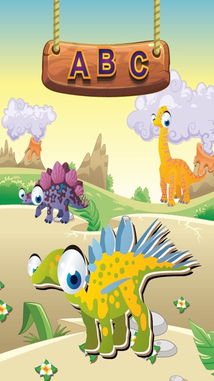 ABC Dinosaurs World Flashcards For Kids!