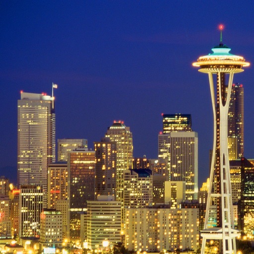 Seattle Tour Guide: Best Offline Maps with Street View and Emergency Help Info icon