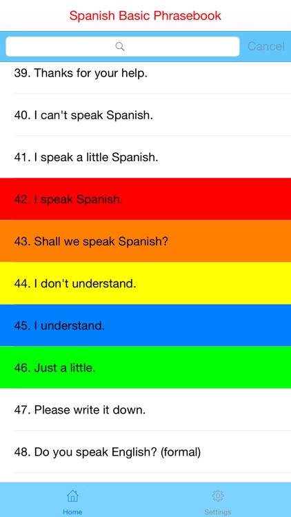 PolyGloty - Spanish Basic Phrasebook