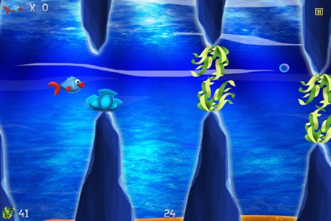 Flippy Fishy : The flip flap bubble under water deep ocean adventure - Free Edition screenshot 2