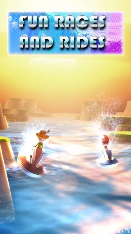 Aqua Jetski Wipeout Racing Free screenshot-3