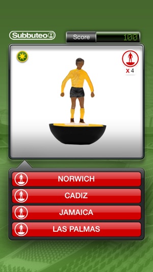 Subbuteo Quiz