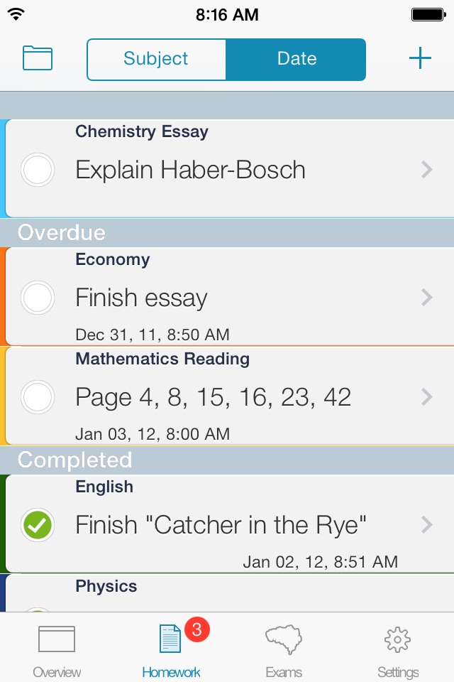 Class schedule - Your Assignment and School timetable screenshot 2