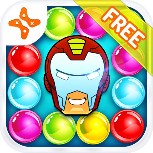 Awesome Iron & Steel Man - Real Multiplayer Subway Racing Bubble Pop Games Icon