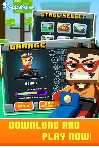 Boys Garage Motorcycle Daredevil – Sick Racing Game for Kids Free screenshot 4