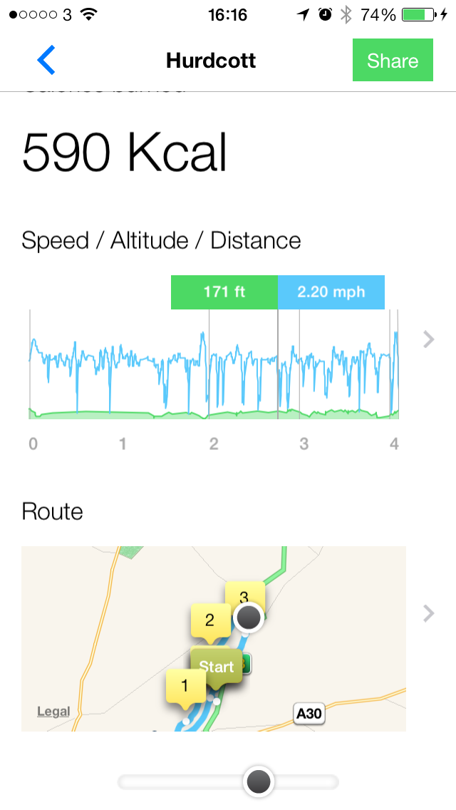 Kinetic GPS screenshot 4